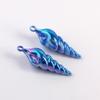 Game Mermaid Conch Necklace Pendant Cosplay Blue Accessories Unisex Hip Hop Fashion Party Prop