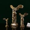 OUNONA Goddess of Victory Resin Sculpture Decorative Object Figurine Statue Art Interior Craft Desktop Living Room Office Study Tabletop Display Colle