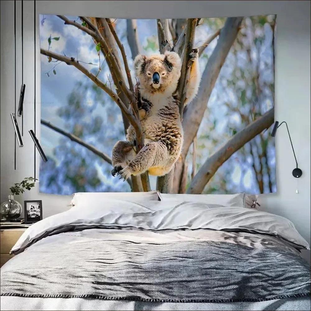 Tier Niedlicher Koala Wanddeko Wandteppich Zuhause Wohnzimmer Wandteppich