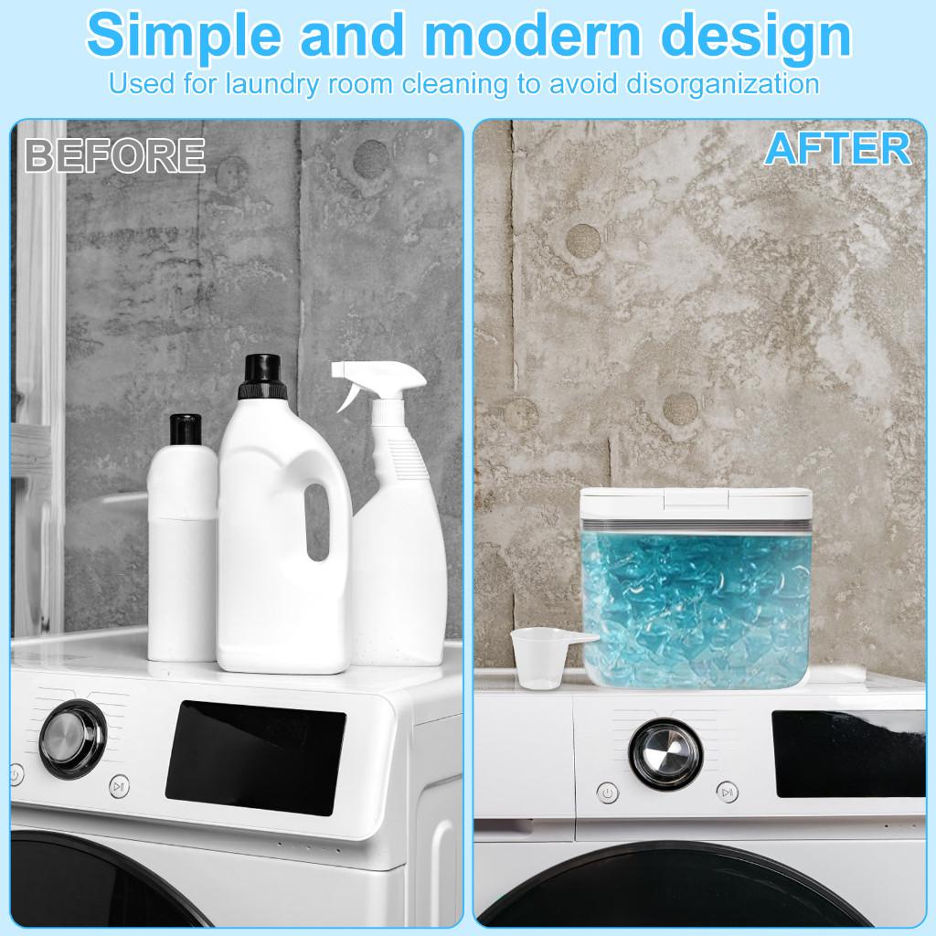 Automatic Pop-Up Dishwasher Pod Holder 2.8L/4.5L/5.5L Large Capacity Laundry Pods Household Laundry Pods Container