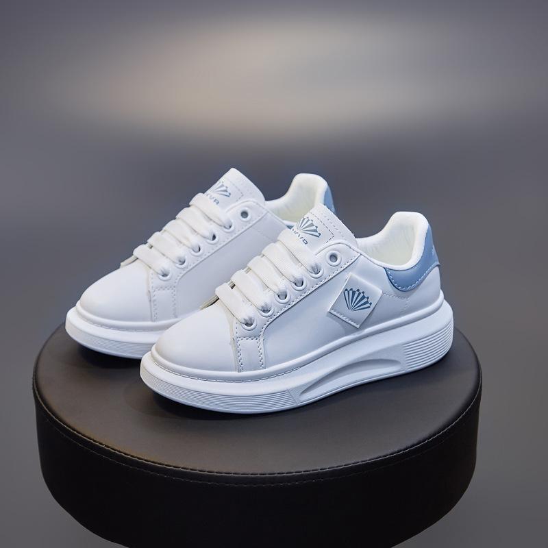 

2021 Осень Новые Кроссовки на Платформе Женские Белые Кроссовки Повседневные Кроссовки 40 белый/синий