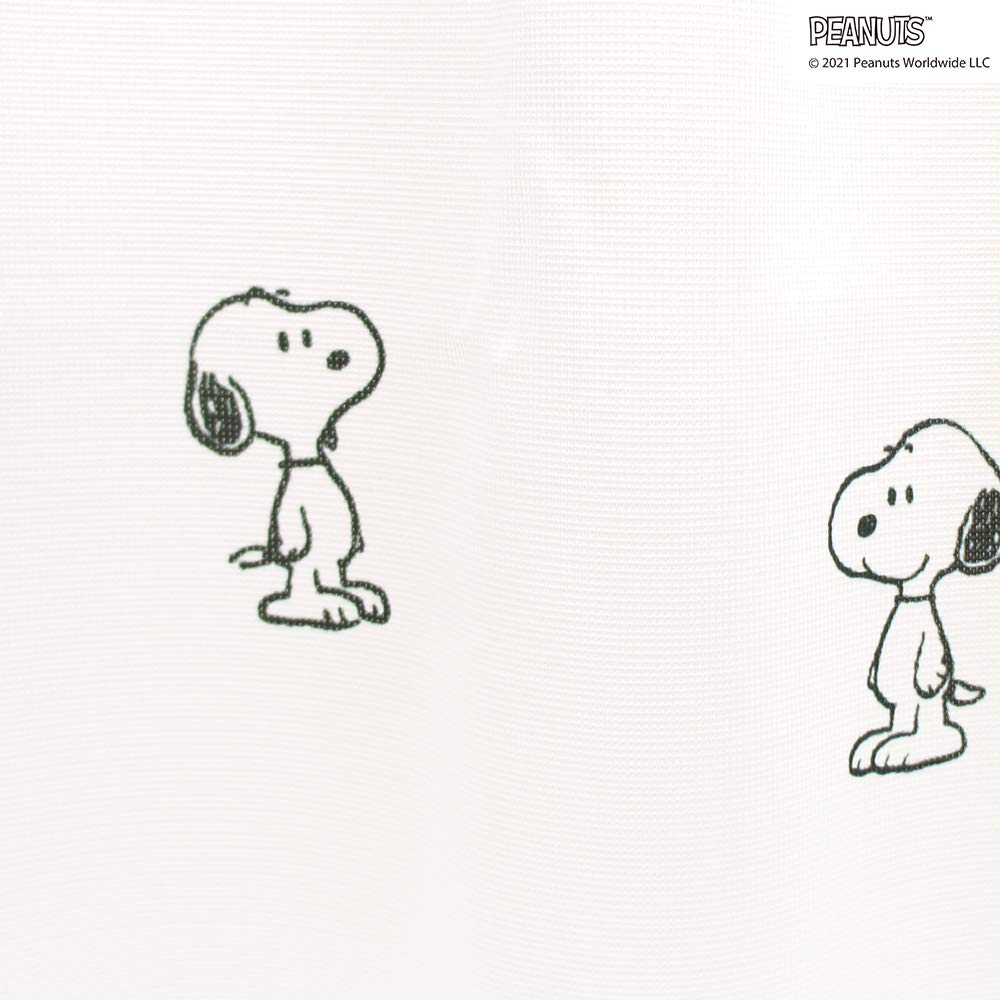 Noren Kobo Snoopy Goods Cafe Curtains for Small Windows Room Dividers Curtains Simple SNOOPY PEANUTS Width 120 x Length 45cm Cafe Curtains Random