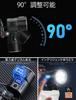 USB Rechargeable LED Headlamp with 5 Main LED 4 Digital High Powerful LED Headlamp with Helmet Lamp with Replaceable Large Capacity Ideal for Night