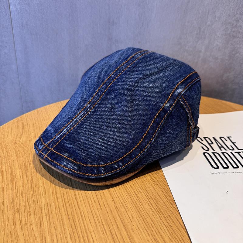 Stylish Denim Cap With Sun Protection For Hip Hop Style Fashion Breathable Gift