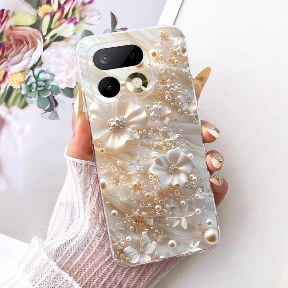 For Realme 16 Pro 5G Case RMX5121 Luxury Flowers Painted Cover Soft Slim Phone Case For Realme 16 Pro Plus Realme16 Pro+ 5G Bags