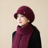 In Autumn And Winter, The Elderly Are Cold-Proof, Velvet And Warm, Knitted Hats, Women'S Thickened Basin Hats, And Trendy Wool Are Versatile.