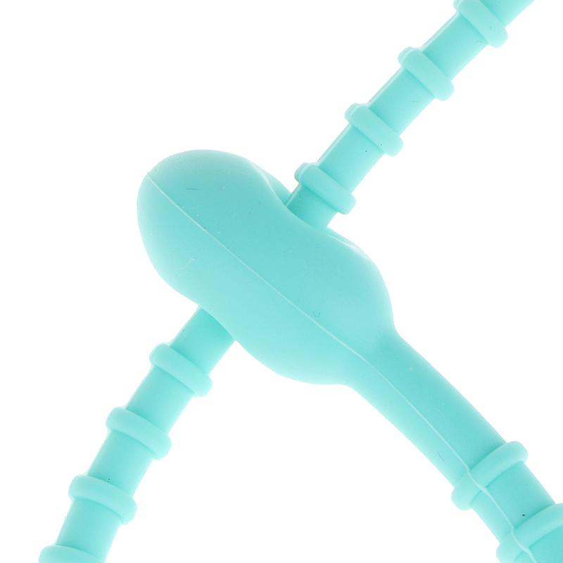 1Pc Sweet Candy Color Tadpoles Bell Keychain Silicone Floral Keyring For Girls Bag Pendant Car Key Ring Backpack Decoration