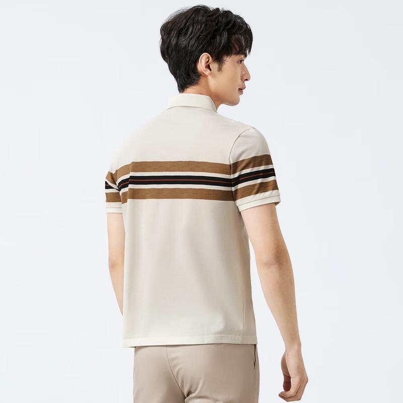 Septwolves Men s Striped Short Sleeve Polo Shirt 2XL