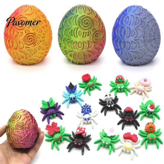 Durable Lightweight Display Statues 3D Printed Spider Egg/Spider Statue, Realistic Fantasy Creature Model Handcrafted Mythical Ornament, Unique