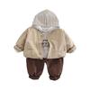 Kids Casual Long-Sleeve Set, Comfortable Daily Wear Outfits