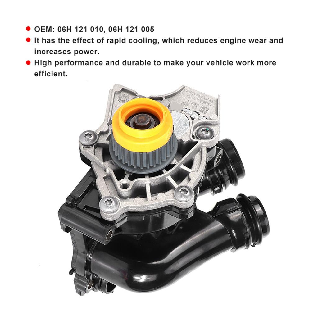 Water Pump Assembly Replacement Accessories Fit for A3 A4 A5 A6 Q3 TT 06H 121 010