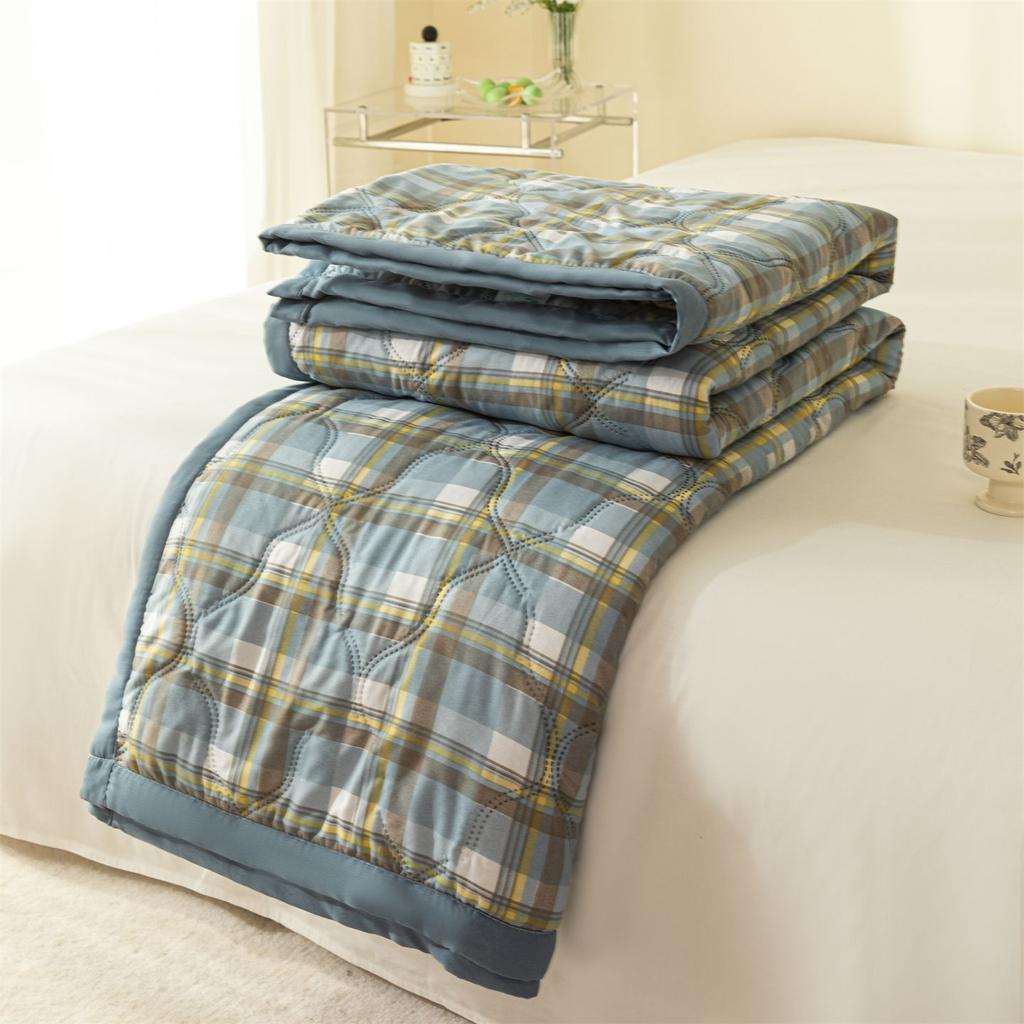 Frühling Sommer Baumwolle Decke Dünne Tröster Quilts Erwachsene Kinder König Quilt Patchwork Tagesdecke Luxus Bett Decke 200x230 cm Wohnkultur