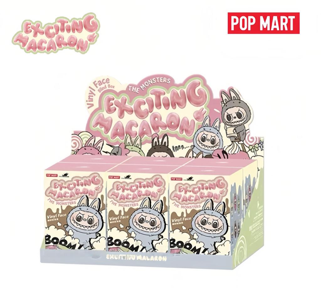 POP MART 1.0 Macaron-serien Blind Box Figur – Søt Samleleke for Dekorasjon & Gave(Enkel boks eller fullt sett)