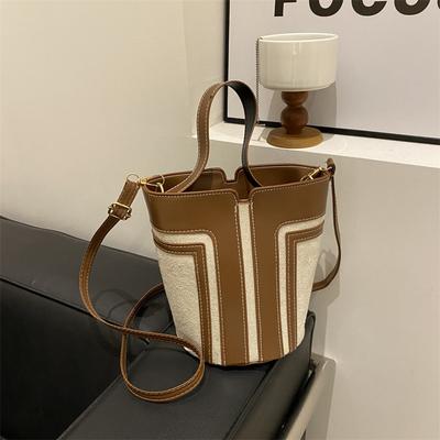 Women'S Versatile Small Bag Women'S Shoulder Crossbody Bag Retro Bucket Bag