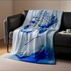Royal Blue Portrait Blanket for All Seasons Blanket Lunch Break Throw Gift