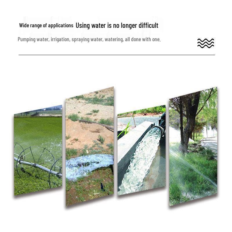 Lingxiao ZDK High Flow Self-Priming Circulation Booster Pump, for Agricultural Irrigation: Clean Water Pump (1, 1.5, 2 Inch)