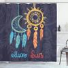 Colorful Theme Dreamcatcher Shower Curtain Feather Ornaments Hope Dreams Come True Art Print Polyester Fabric Bathroom Curtains