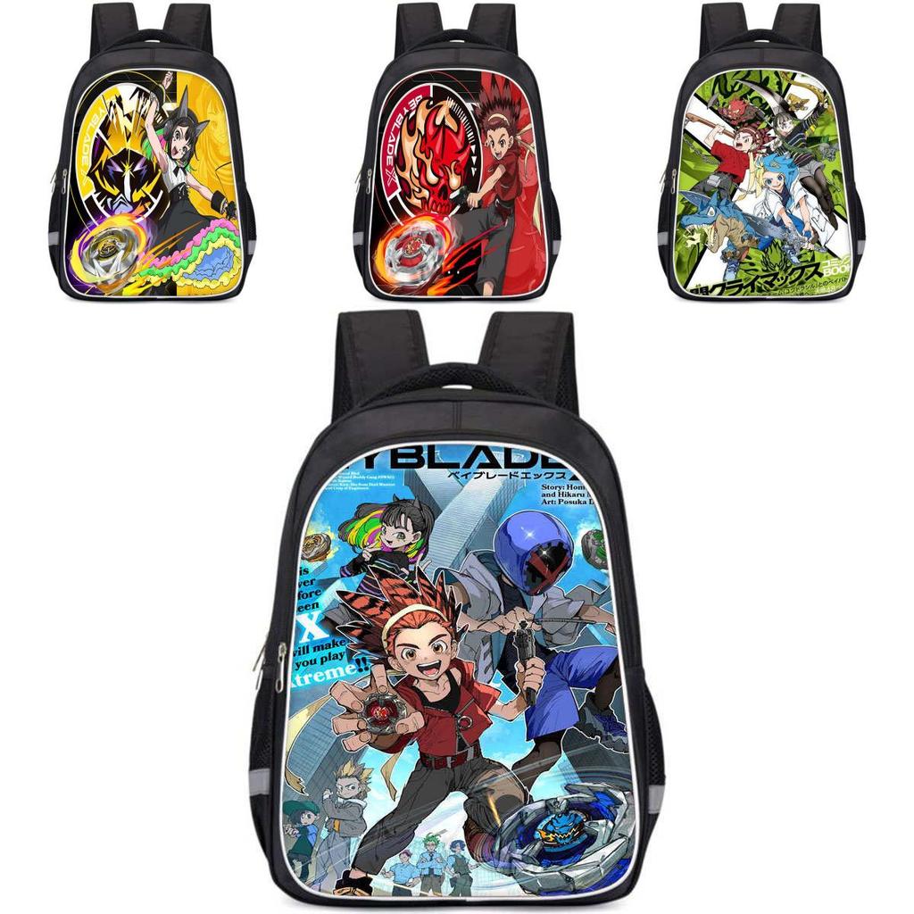 Beyblade X Large Capacity Backpack Lightweight Oxford Bag For School Essentials