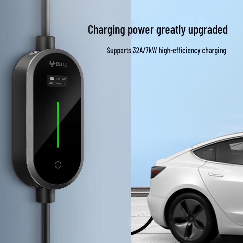 Gongniu Portable EV Charger 7KW CN plug (adapter included)