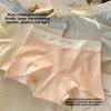 Female Spring and Autumn 10A Anti  Bacterial High Waist Bag Hip Not Clip Hip Flat Angle Safety Underwear