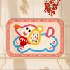 Bathroom floor mat, water-absorbing non-slip, diatom mud, cartoon dopamine puppy home toilet, bathroom door foot mat