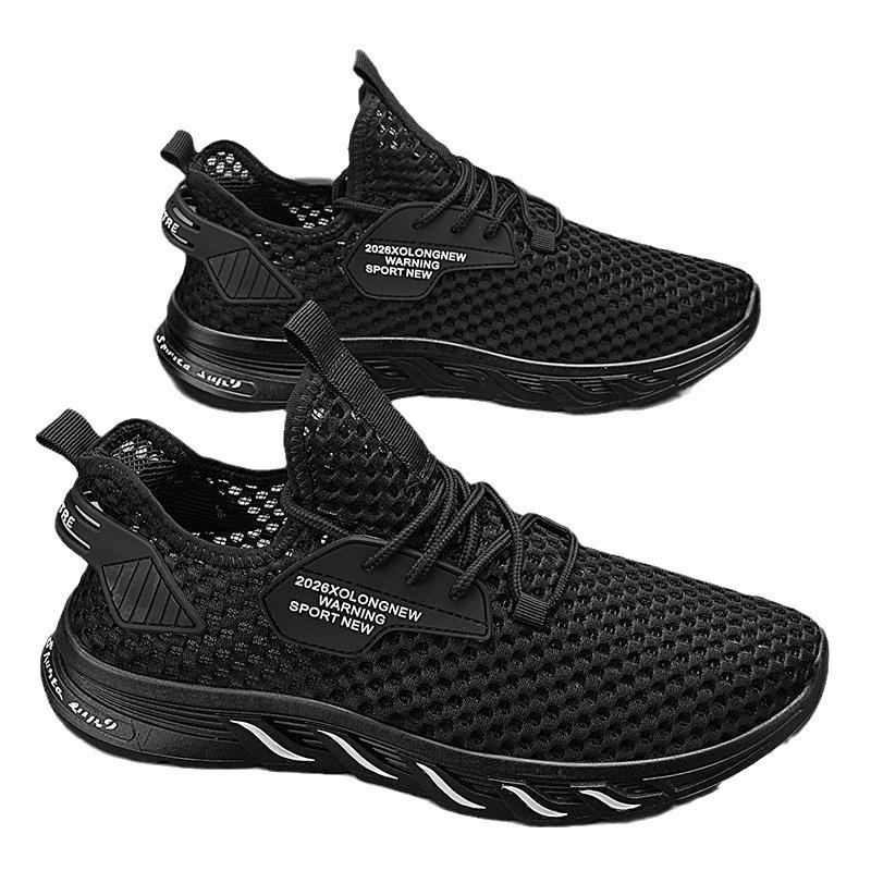 Summer Breathable Mesh Shoes Mesh Hollow Fly Woven Thin Sports Shoes Casual Soft Sole Mesh Running Tide Shoes