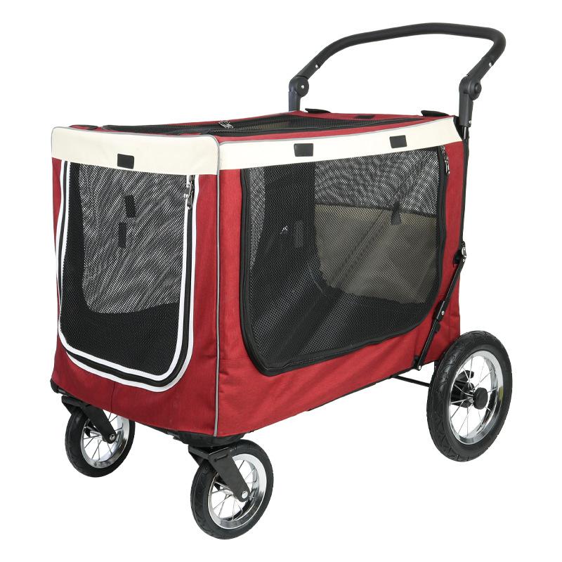 Portable Pet Stroller for Medium and Large Dogs and Cats Outdoor Camping and Walking Dual-Use Stroller for Dogs and Cats
