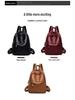 Versatile Women's PU Leather Backpack Handbag – Large Capacity, Casual Schoolbag