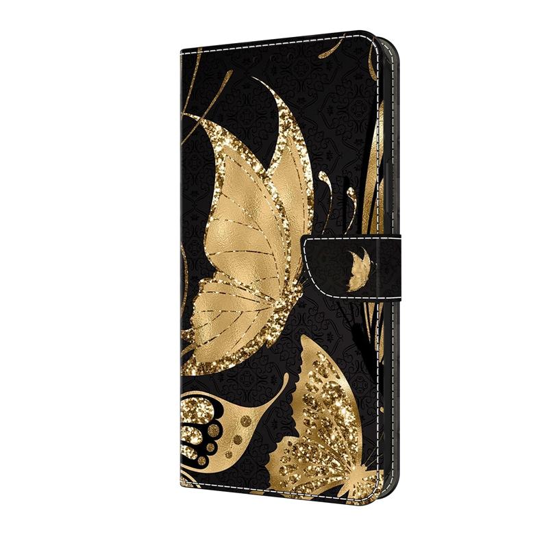 Étui Rose Fleur Edge60Pro/Edge60 Fusion pour Moto G86 G56 G85 G55 G35 G05 G84 G54 G34 G24 Étuis Portefeuille Housse Arrière en Cuir