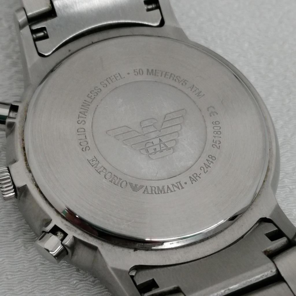 Used EMPORIO ARMANI AR-2448 Quartz Watch