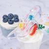 12PCS Creative Princess Slippers 3.5 Inch Crystal Shoes New Mini Cinderella Slippers