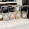 Luxury Cosmetic Mirror Holder Bracket Phone Case For Samsung Galaxy Z Flip 6 5 4 3 ZFlip 3 Cases Leather Cover