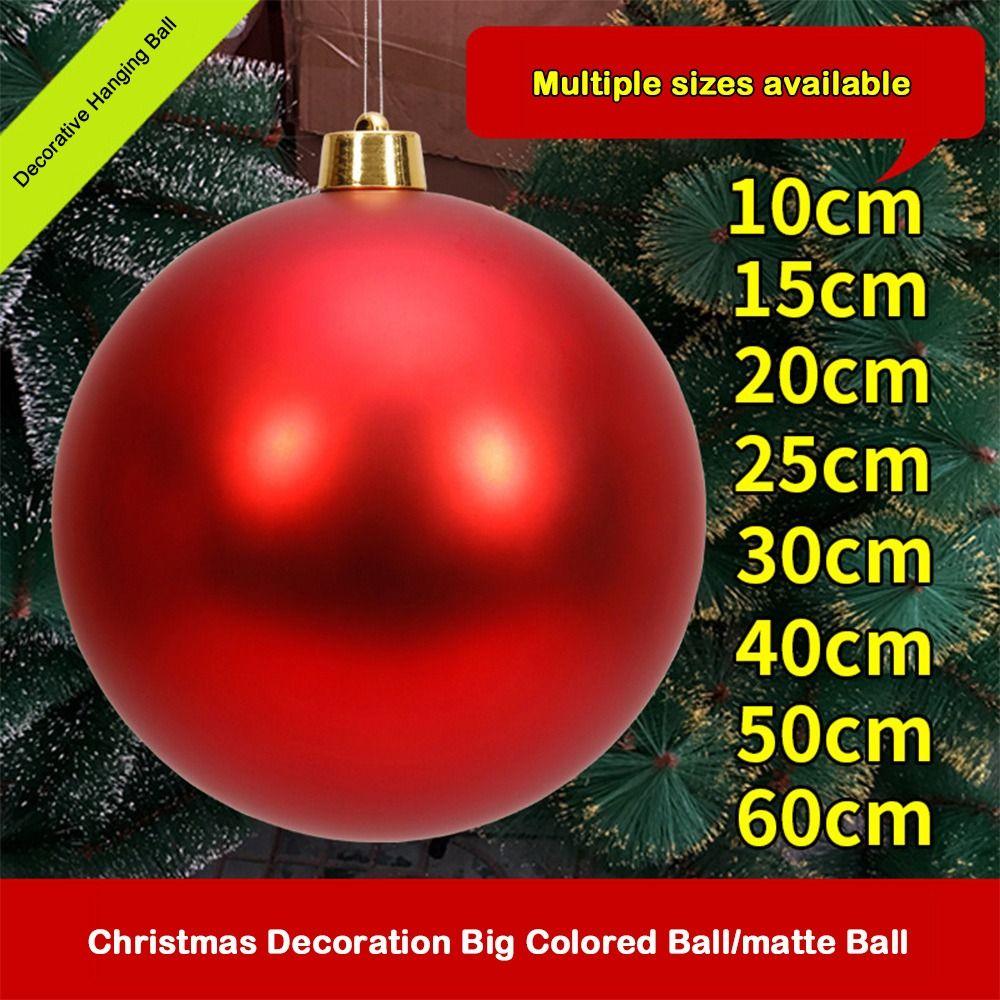 Kugelförmige Weihnachtsdekoration Mattes Finish Matte Kugel Deckendekoration Einkaufszentrum