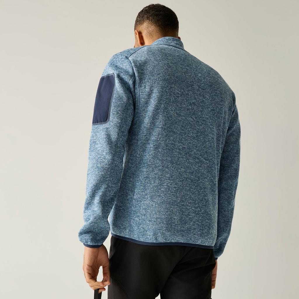 Regatta Mens Newhill Marl Full Zip Fleece Jacket