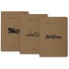 Paperkraft Vintage Series - Brown Kraft With Automotive Theme : 210 Mm X 148 Mm,176 Pages, Unruled, Sewn & Perfect Bound
