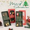 Cross-border Christmas Santa Claus Spoon Set – Cute Cartoon Coffee & Dessert Spoons, Perfect Christmas Gift.