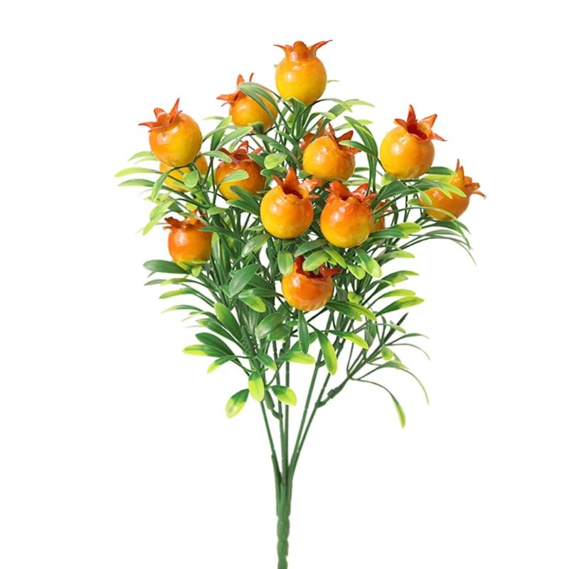 Realistic Plastic Foam Fruit Bouquets Indoor Decoration Flower Arrangement Centerpiece For Table Shelf Display