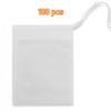 100 Pcs Disposable Tea Bags, Multiple Sizes, Loose Leaf Tea, Empty Large Scented Drawstring, Iced Coffee Filters