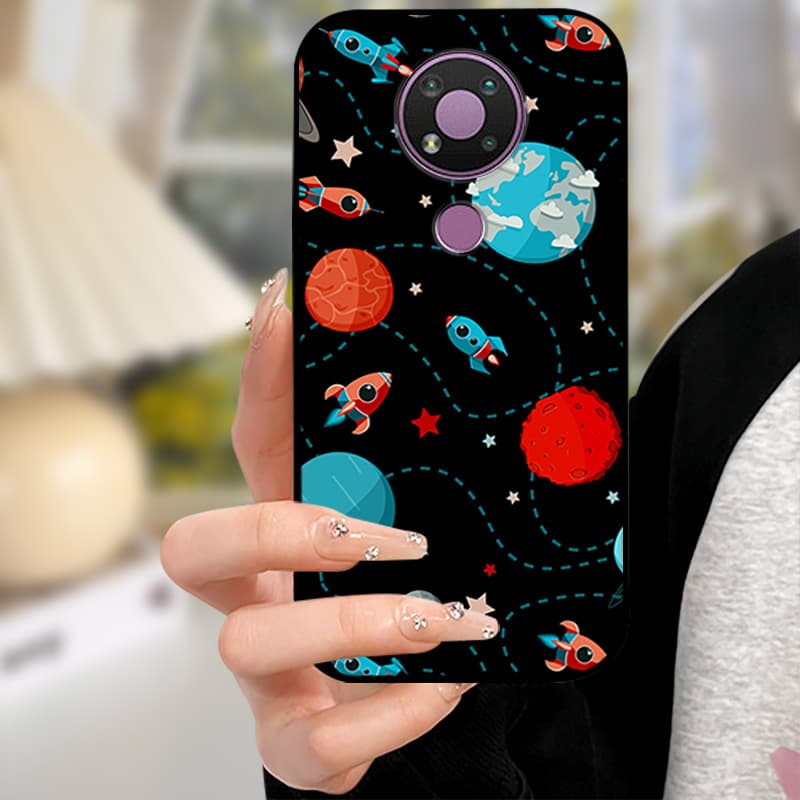Capa For Nokia 5.4 Cases Black Silicon Soft TPU Phone Case For Nokia 5.4 5.1 7.1 Protective Camera Coque Nokia5.4 Back Shells