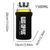 High Borosilicate Glass Sport Water Bottle With Large Capacity Portable And Leak-proof Ideal For Outdoor Activities