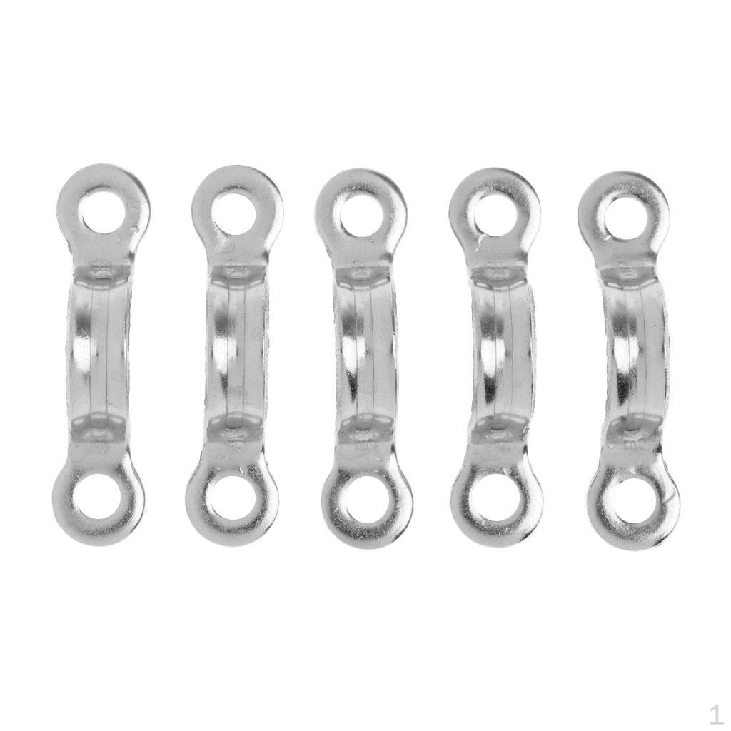 

5 Pcs Tube -Shape Hanger Saddle clip 13 x 15mm