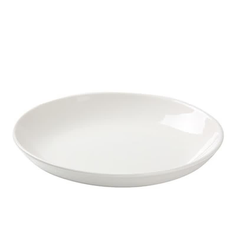 

Pure White Ceramic Fish & Dumpling Serving Plate