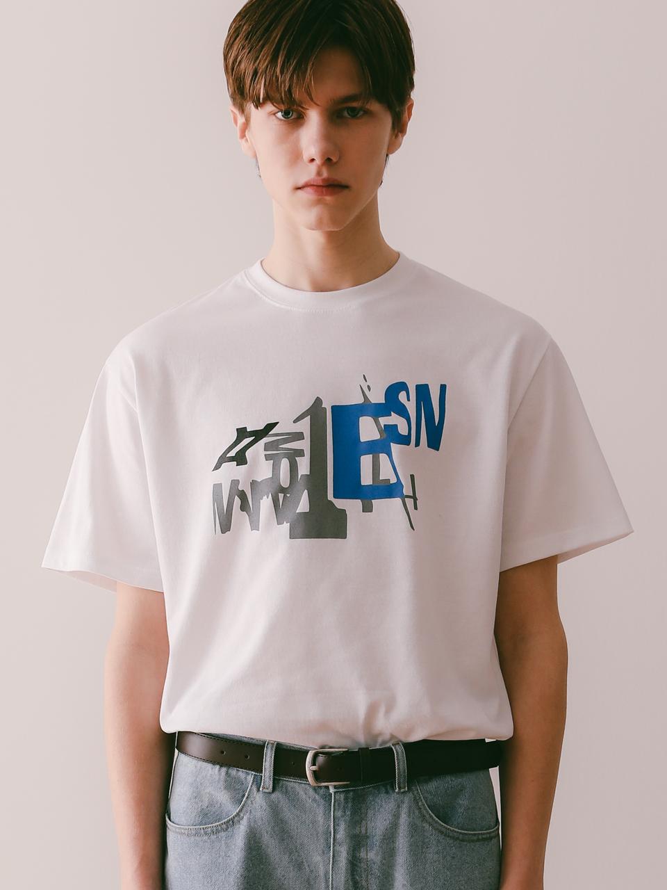 Iesn Artwork Short Sleeve T-Shirt White M