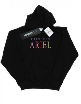 Kızlar Küçük Denizkızı Ariel Grafikli Kapüşonlu Üst
