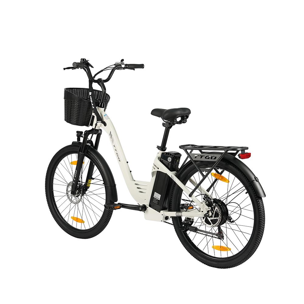 TTGO C2 PRO Commuter Electric Bike,36V 18Ah Battery, Shimano 7-Speed