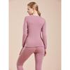 Hengyuanxiang Women's Wool-Blend Fleece-Lined Thermal Set