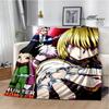 HUNTER×HUNTER Cartoon Printed blankets Picnic blanket Flange Warm blanket Home travel blankets bed linings birthday gift