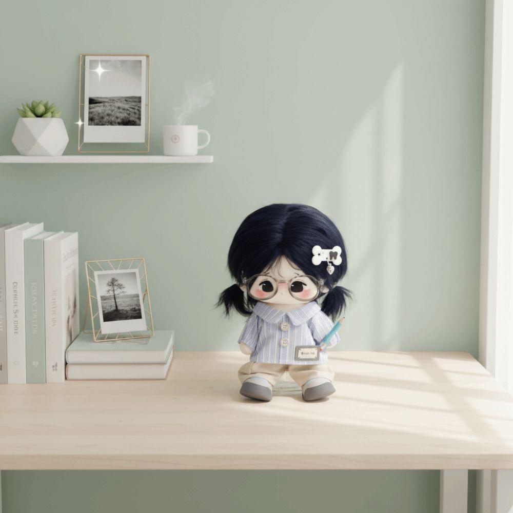 Washable Plush Doll Clothes Lovely Design French Retro Style Doll Clothes  20cm Size Doll