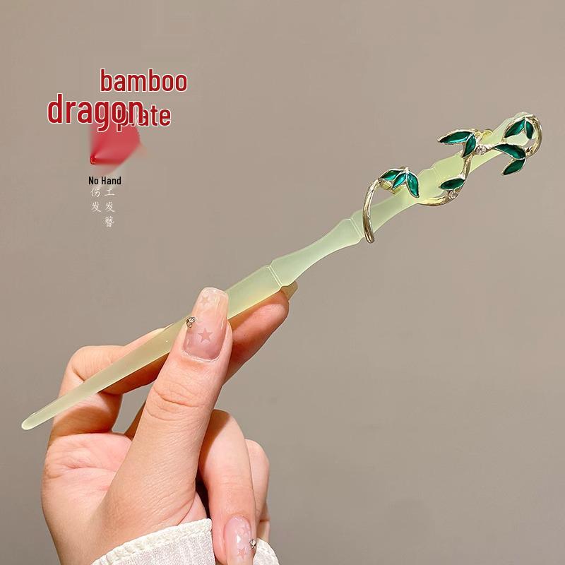 Traditional Sandalwood Hairpin for Chinese Cheongsam & Hanfu Updo