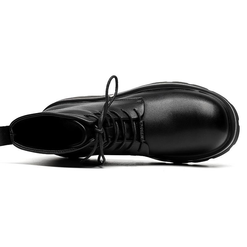 

2024 Осень/Зима Унисекс Ботинки Мартин с круглым носком и толстой подошвой 9144-J 46